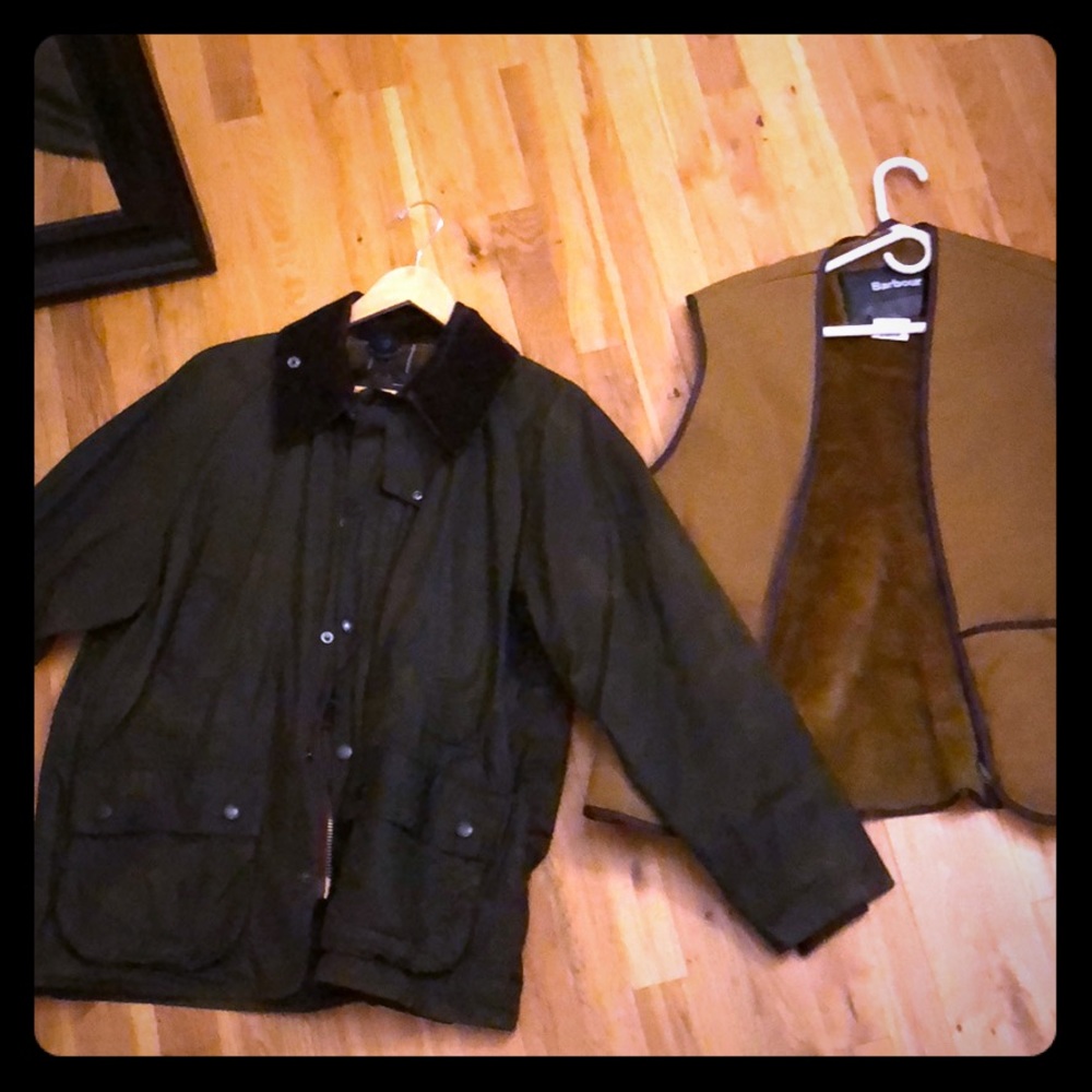 Barbour Classic Bedale and Pile Lining size 40